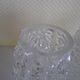 Wall lamps double lighting, with drawer, gilded metal, lampshade in worked glass - 1970