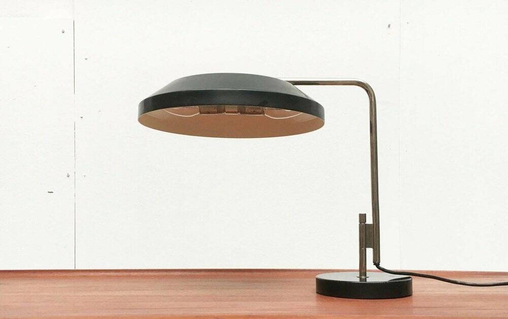 Mid-century minimalist swivel table lamp, 1960s