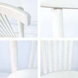 Chaise bistrot vintage bois courbé, style café viennois classique années 60