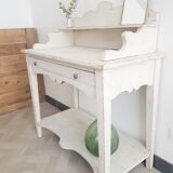 White patinated furniture