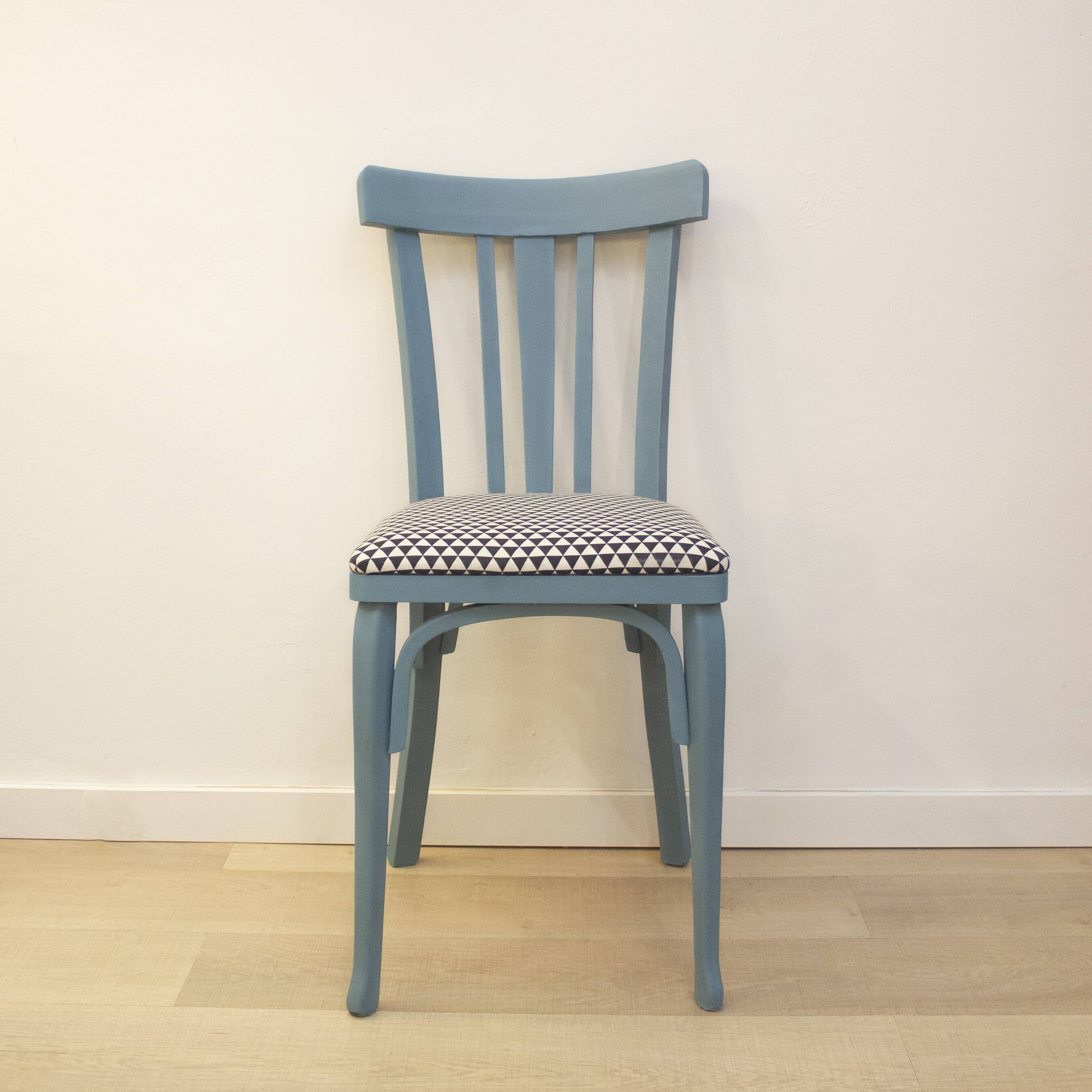 Chaise vintage bleue des années 1960