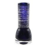 Mid-century modern Scandinavian design a rather large purple crystal glass