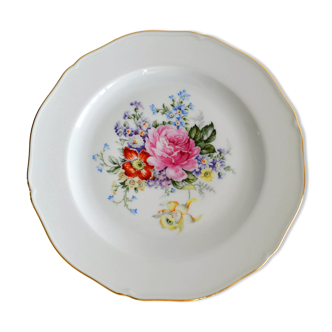 Plat rond porcelaine de Limoges