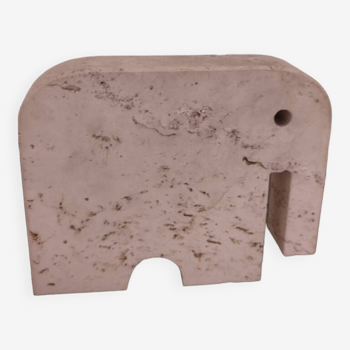 Travertine Elephant, Fratelli Mannelli, Italy, 1970s