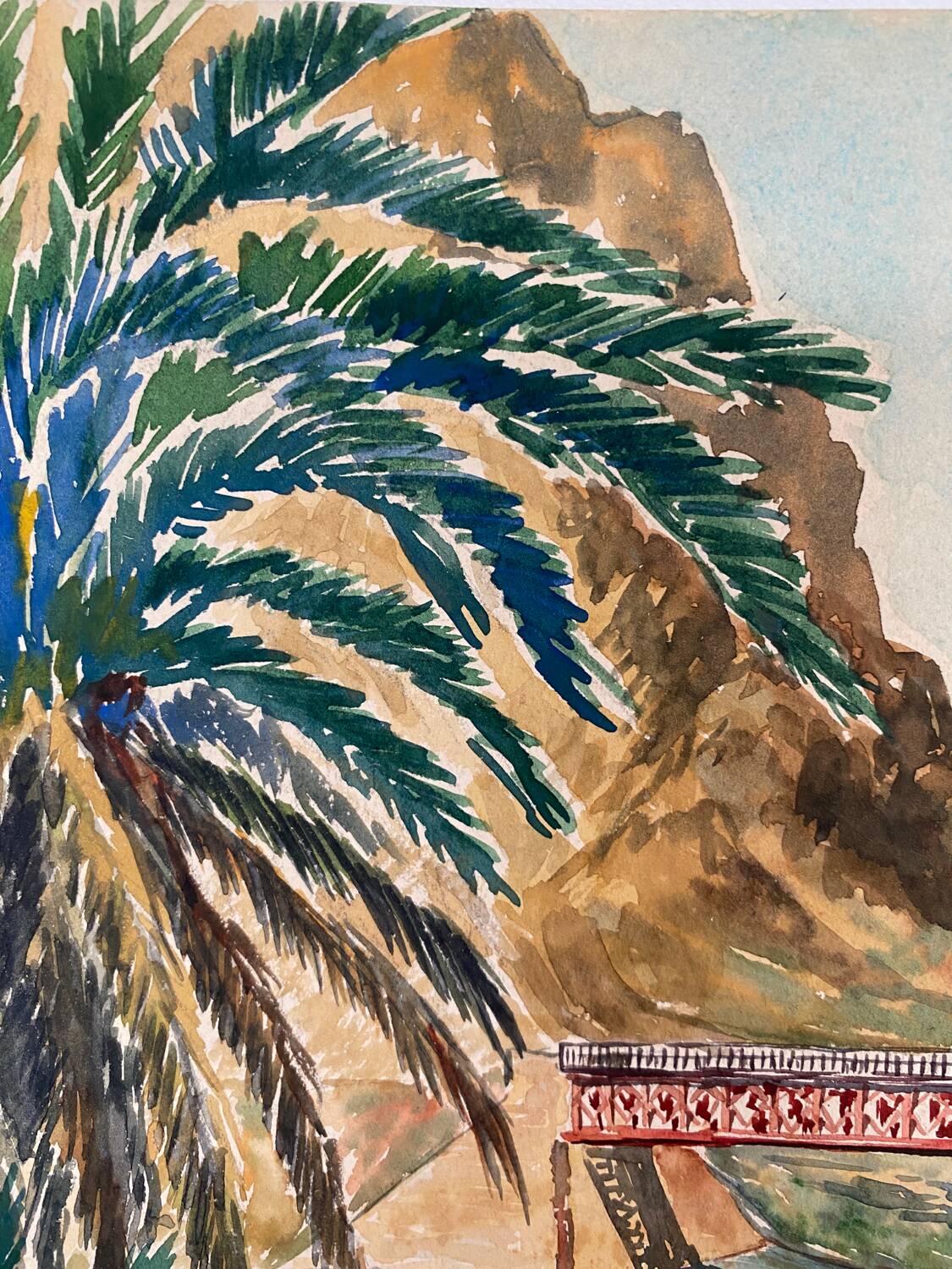 Watercolor Morocco 1948