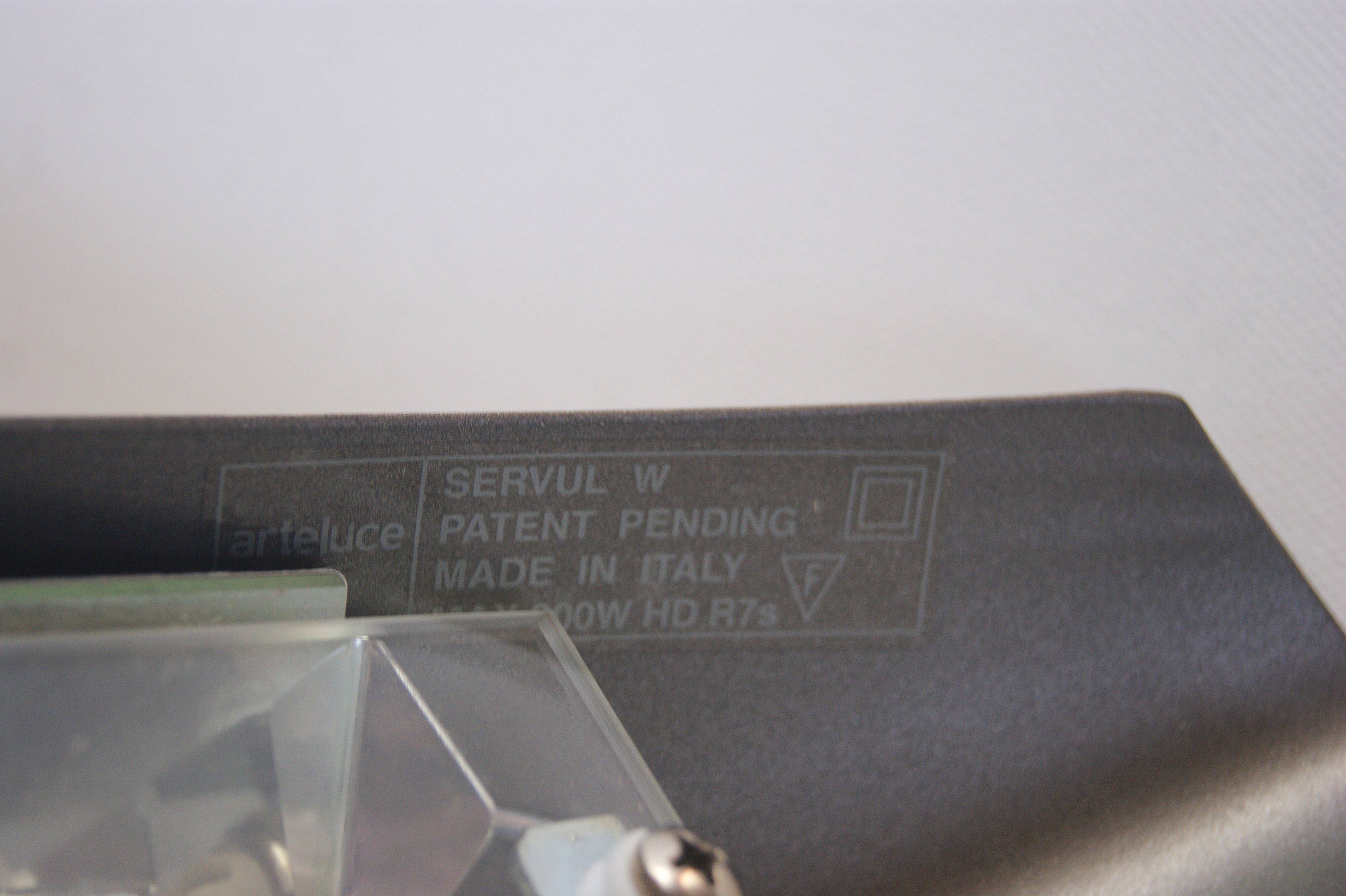 Pair of Italian design wall sconces - design by Josep Lluscà for Arteluce / Flos - 1990s.