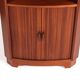 Danish vintage corner cabinet with tambour doors, 1960s
