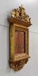Golden Wooden Mirror with Winged Animal Decorations - Late 19th Century