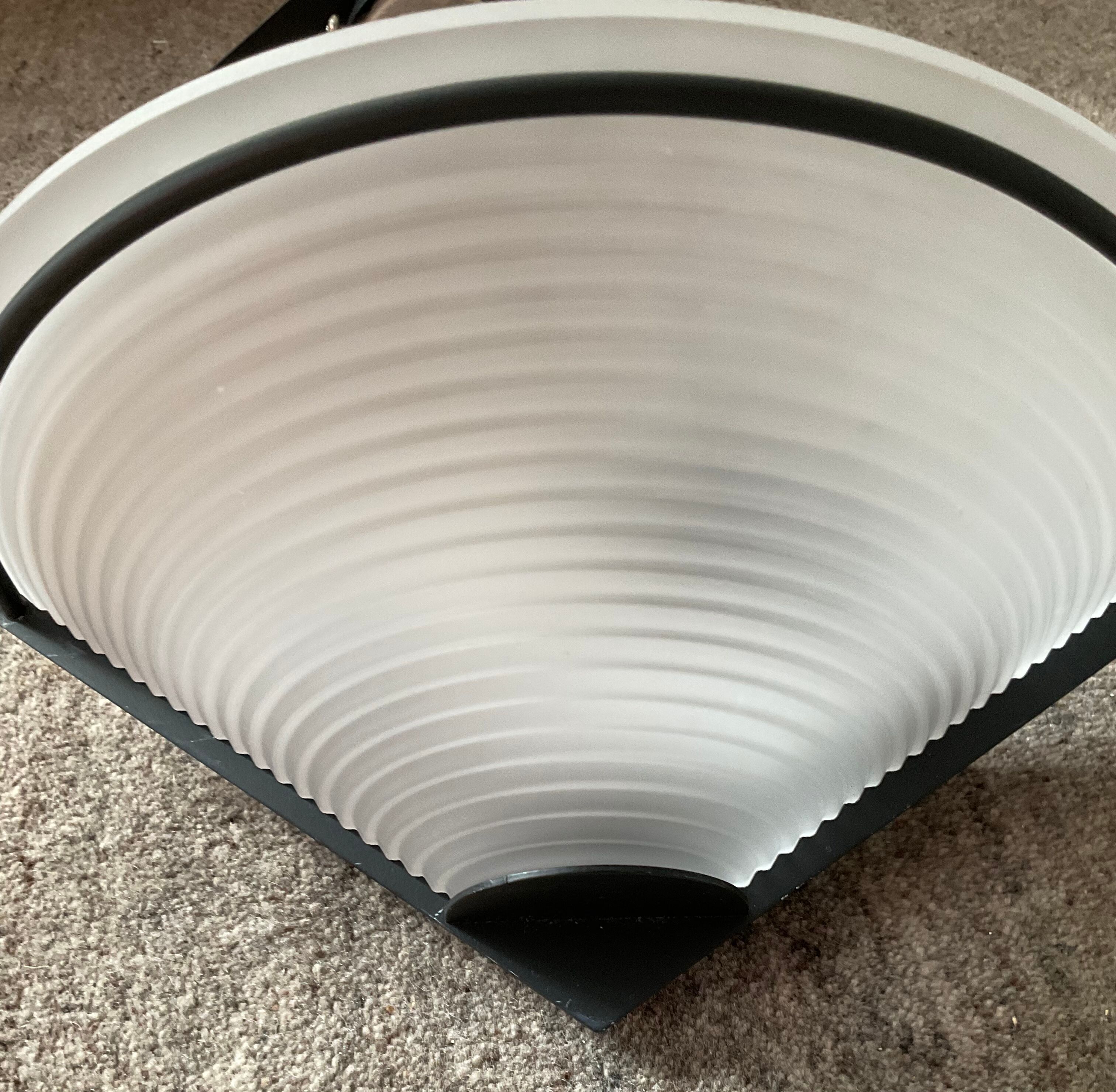 Series of 3 Italian wall lamps 70s