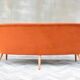 Vintage Sofa, 1960s, Russet Velvet