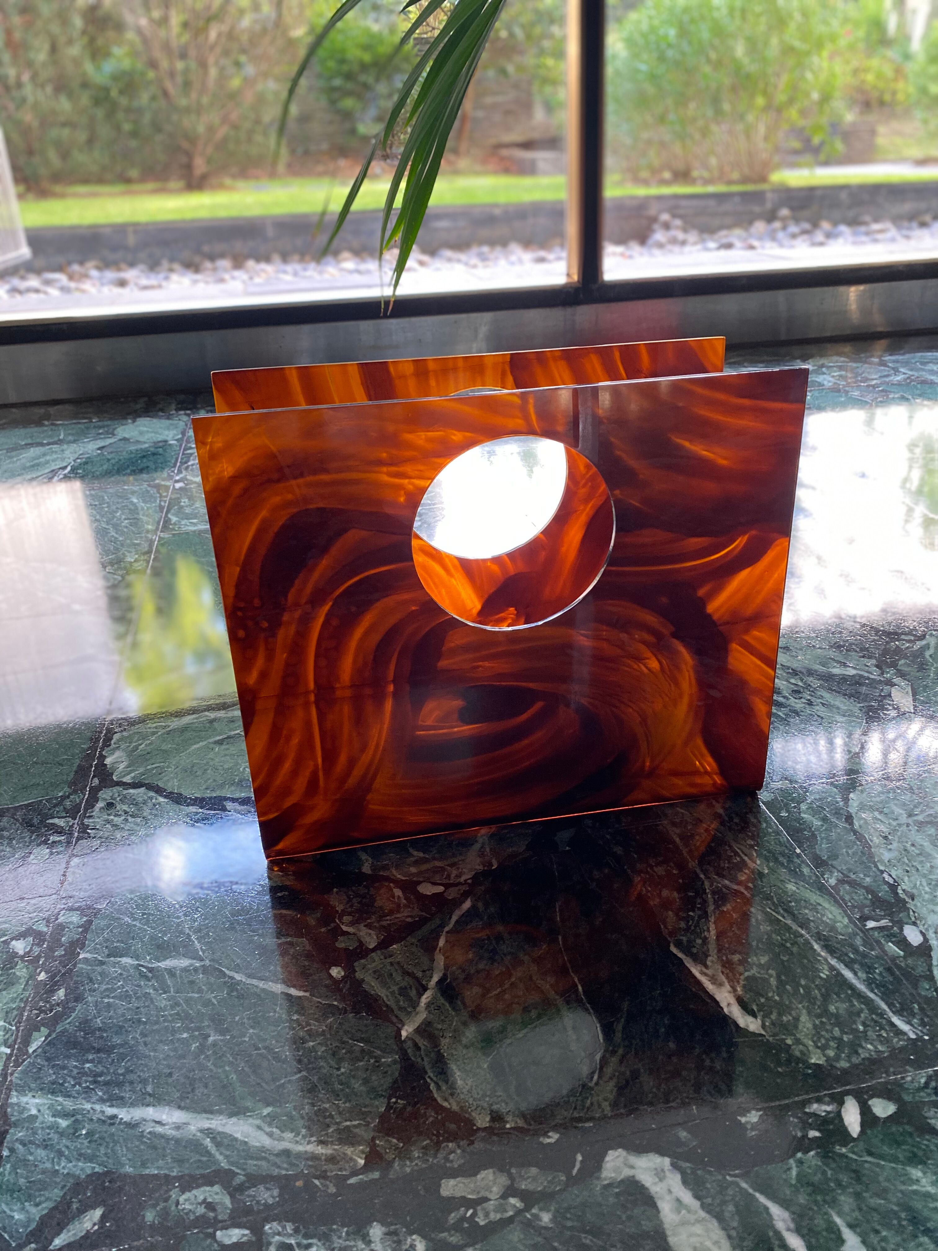 Door magazines in plexiglass tortoiseshells 1970