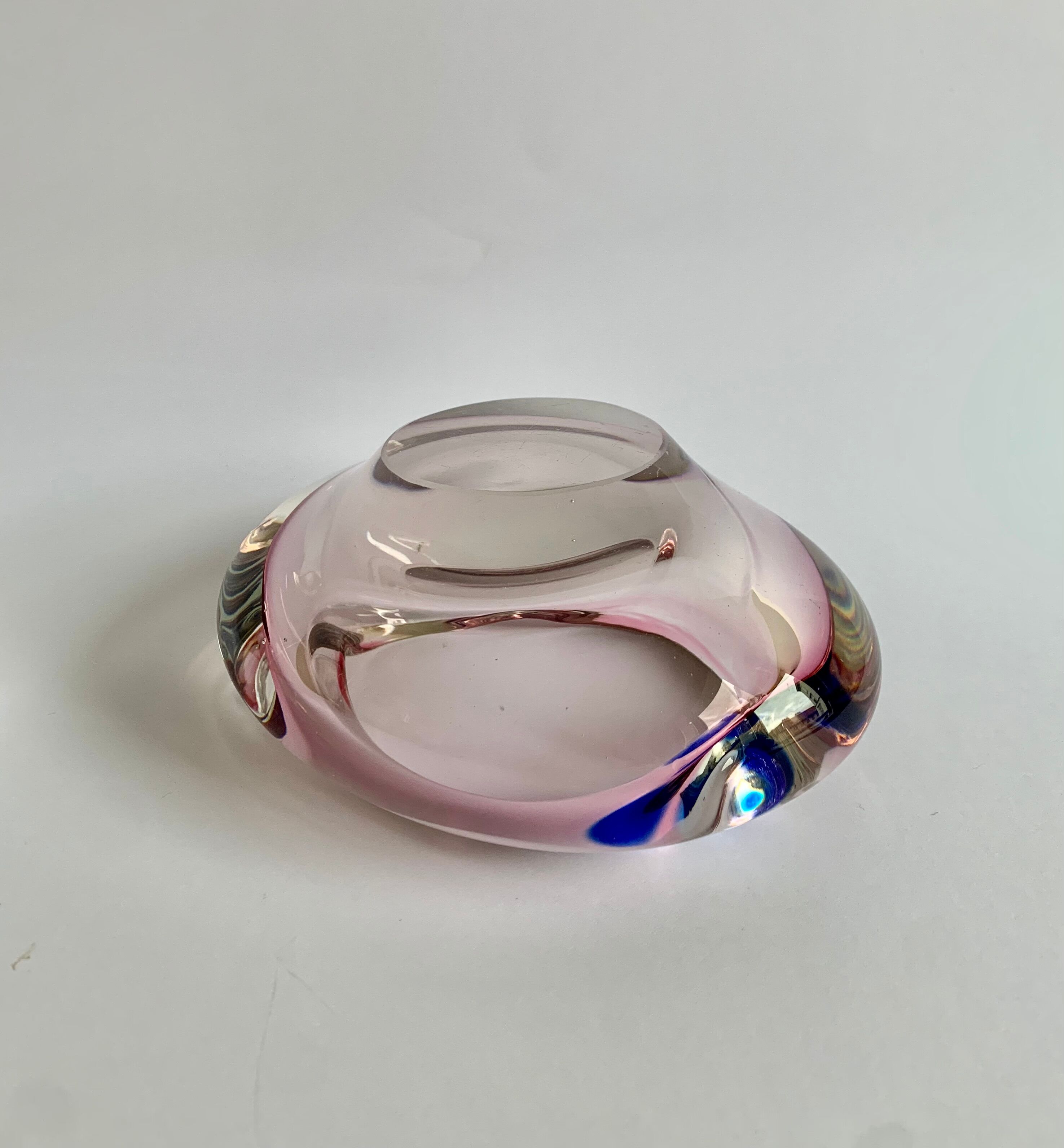 Ashtray by Jozef Hospodka for Chribska Sklarna, 1960