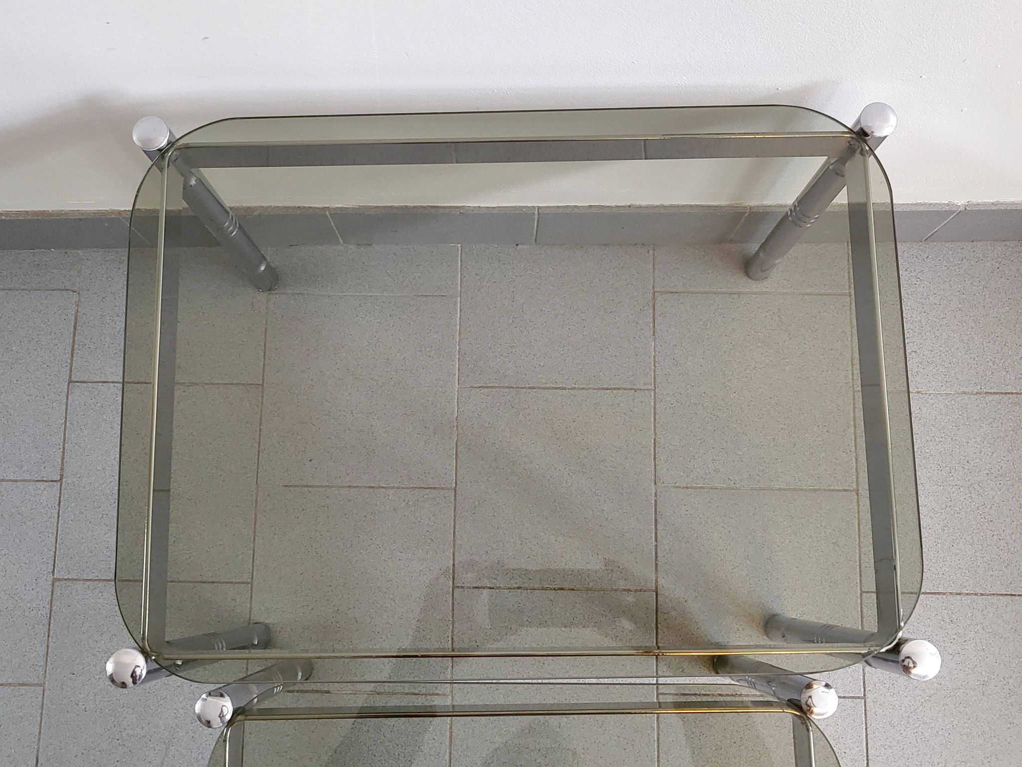 Suite de 3 tables gigognes vintage 1970