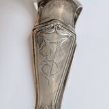 Solid silver sugar tongs, lion claws, Tallois and Mayence
