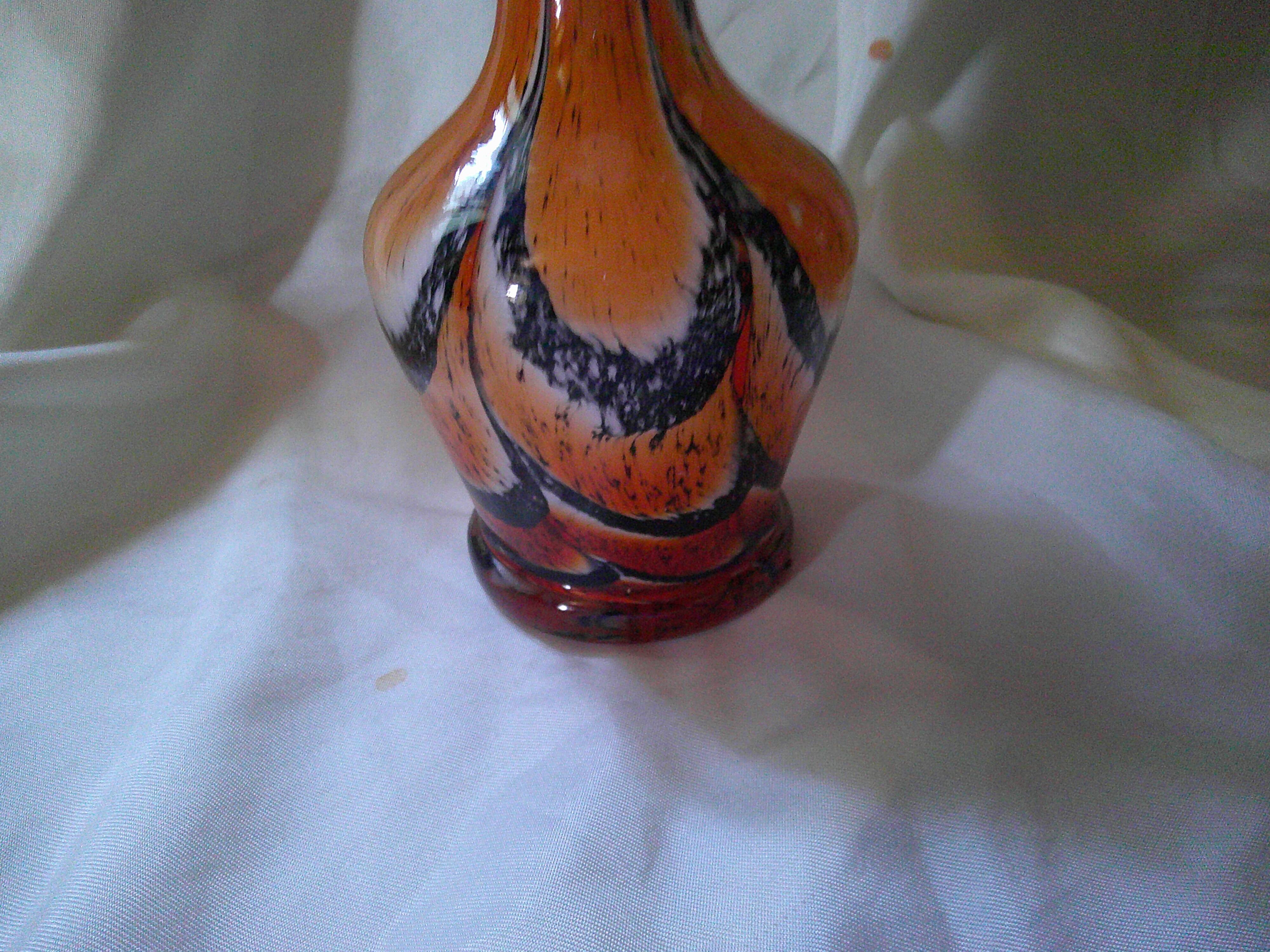 Antique vintage Murano glass vase by Carlo Moretti