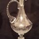 Carafe cristal sur pied, vintage