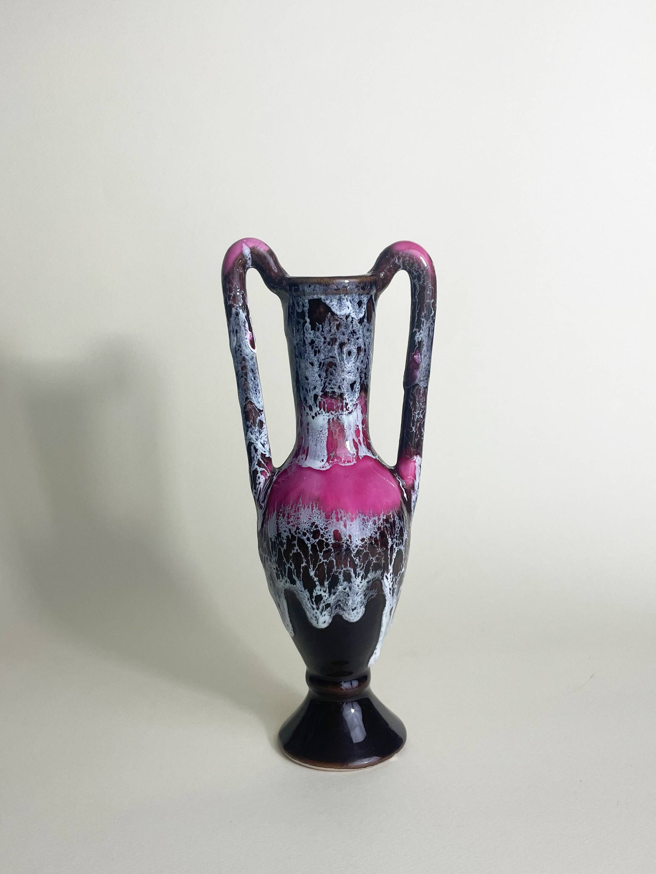 Sea Foam Amphora Vase