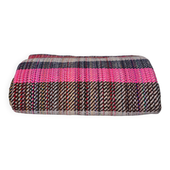 Khadi blanket, hand-woven from recycled wool by Storie