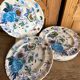 Set of 8 flat plates Mason's Belvedere flowers