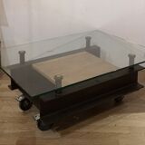 Industrial style sofa end