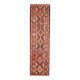 1970s Vintage Turkish Hand-Knotted Wool Cotton Red Runner Rug 83x314