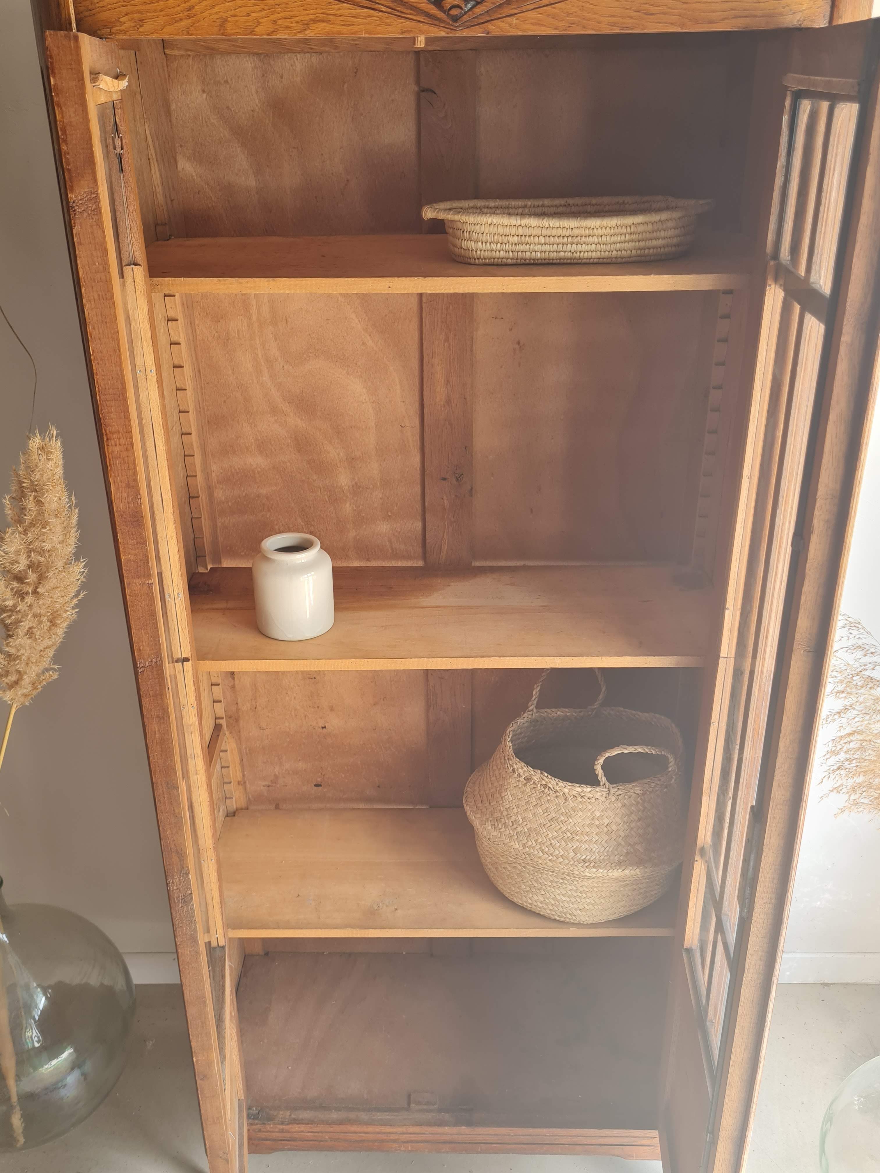 Parisian art deco glass cabinet