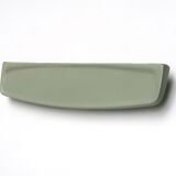 70s green linden porcelain bathroom wall shelf