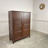 Small 1950s oak wardrobe