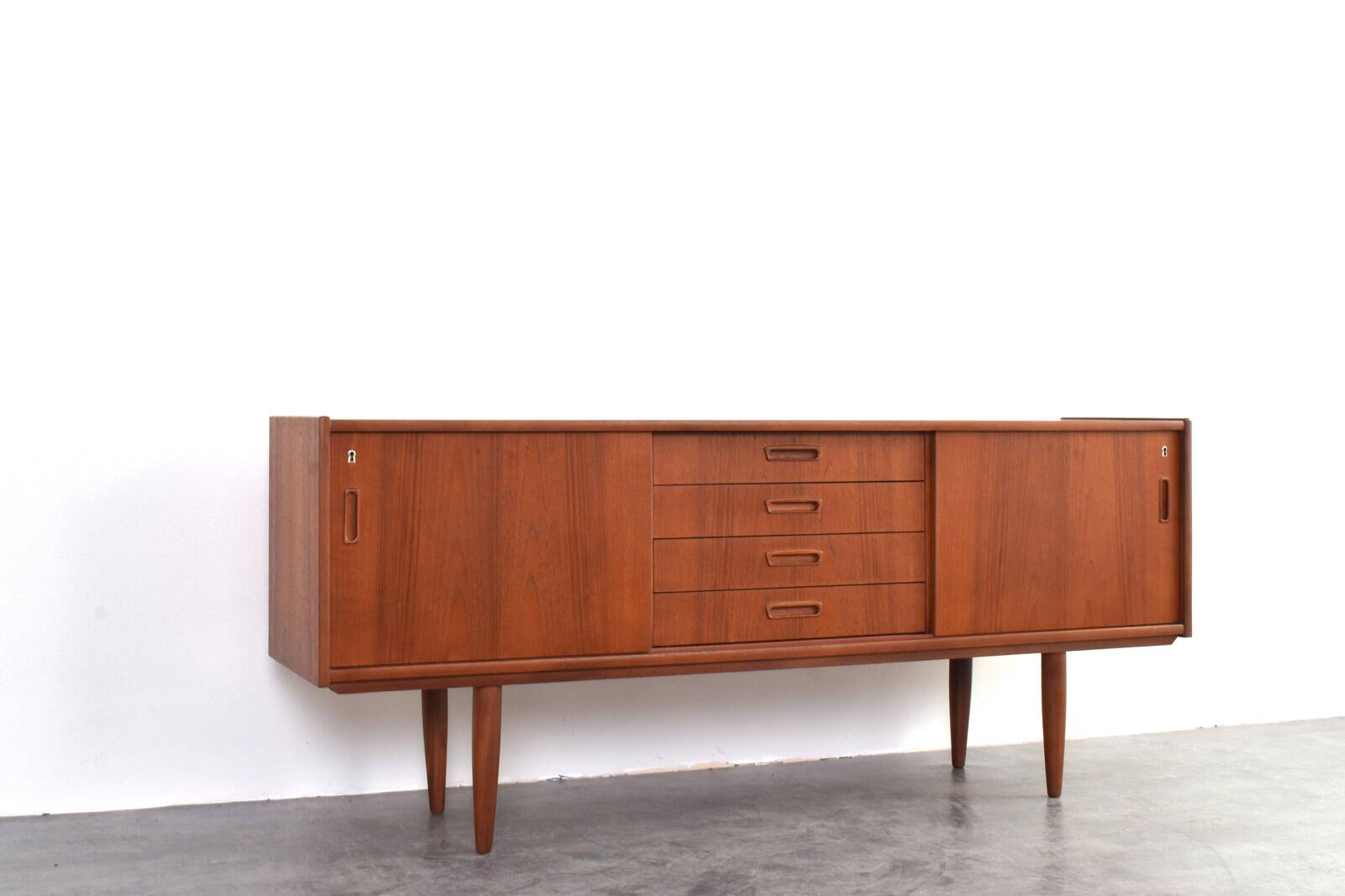 Mid-Century Danish Teak Sideboard, 1960s.