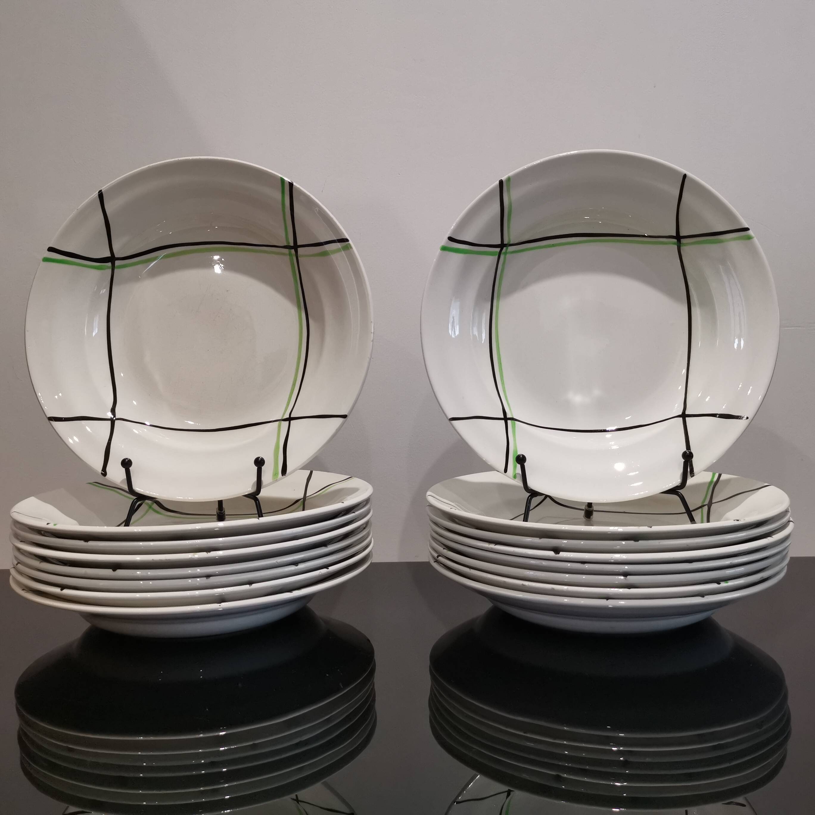 8 céranord st amand deep plates “bayonne” model