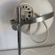 Large vintage 1960 white eyeball mid-century desk lamp - 44 cm