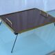 Vintage folding breakfast tray in gilded rosewood 50x40