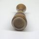 West Germany mustard diabolo vase