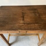 High table / Console in solid wood from the 50s