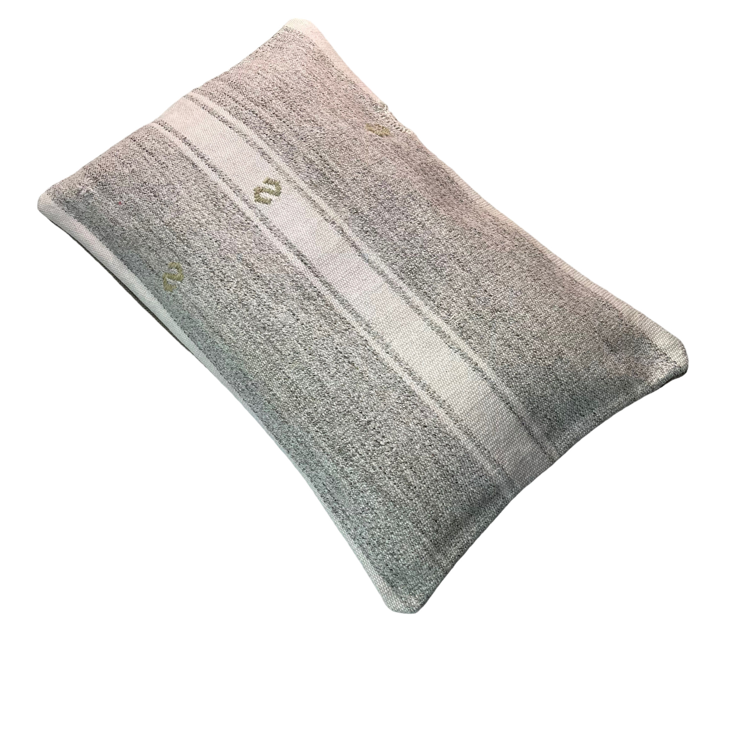 Vintage turkish handmade kilim cushion cover , 30 x 50 cm