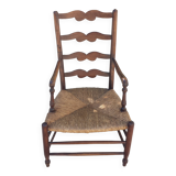 Fauteuil Paillé Provençal ancien