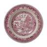 Ancient orientalist pink hollow dish