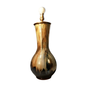 Pied de lampe signé