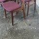 Set of six vintage teak dining chairs