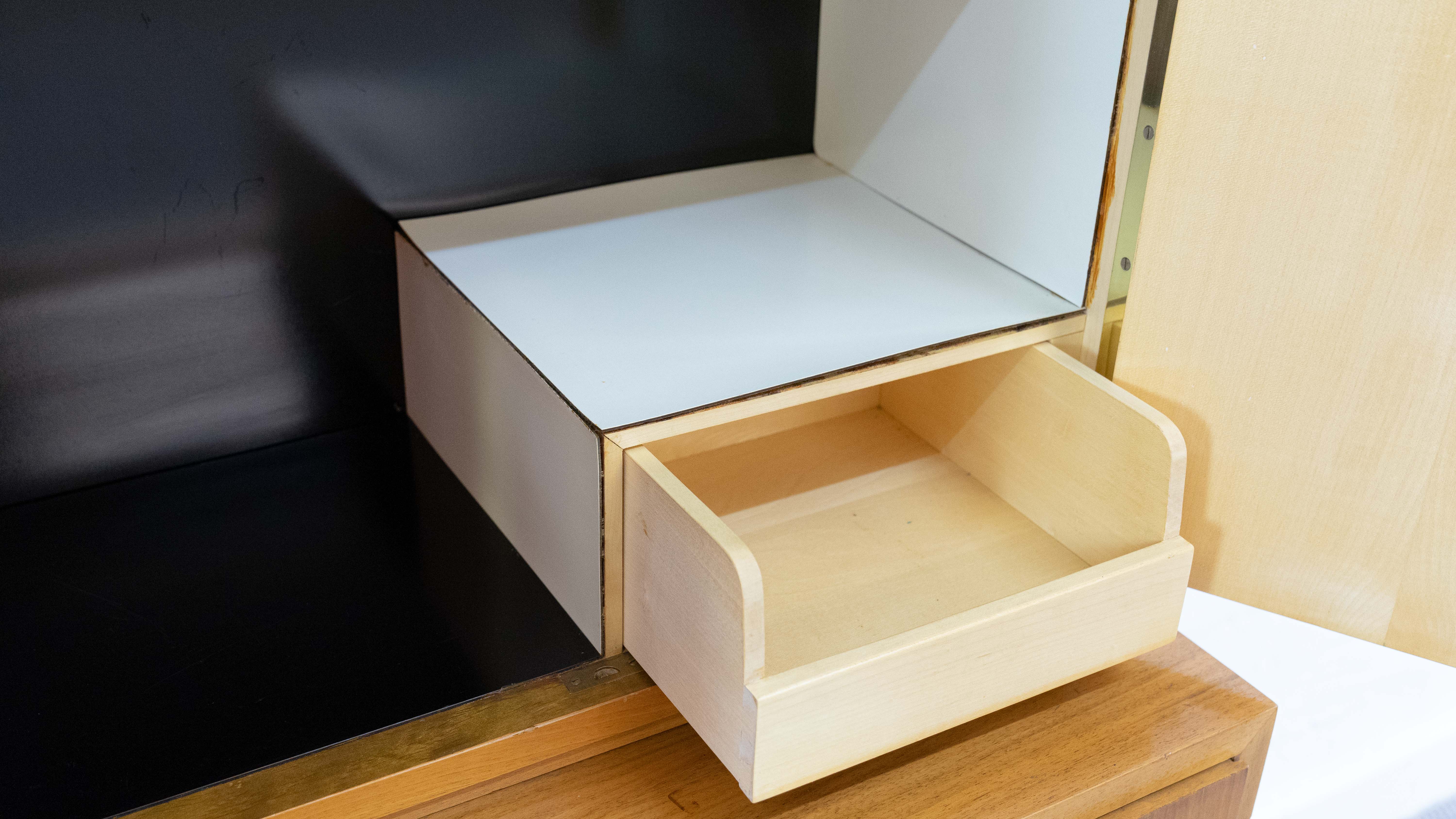 Vintage mid century bar cabinet by ernst behr, germany 1950s