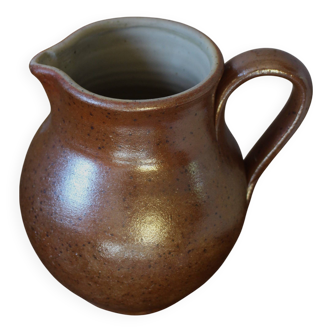 Pichet carafe grès vintage intérieur vernissé