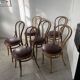 Lot of 6 Josef Kohn curved wood bistro chairs