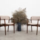 Set of two walnut chairs, Danish design, 1960s, designer: Erik Buch