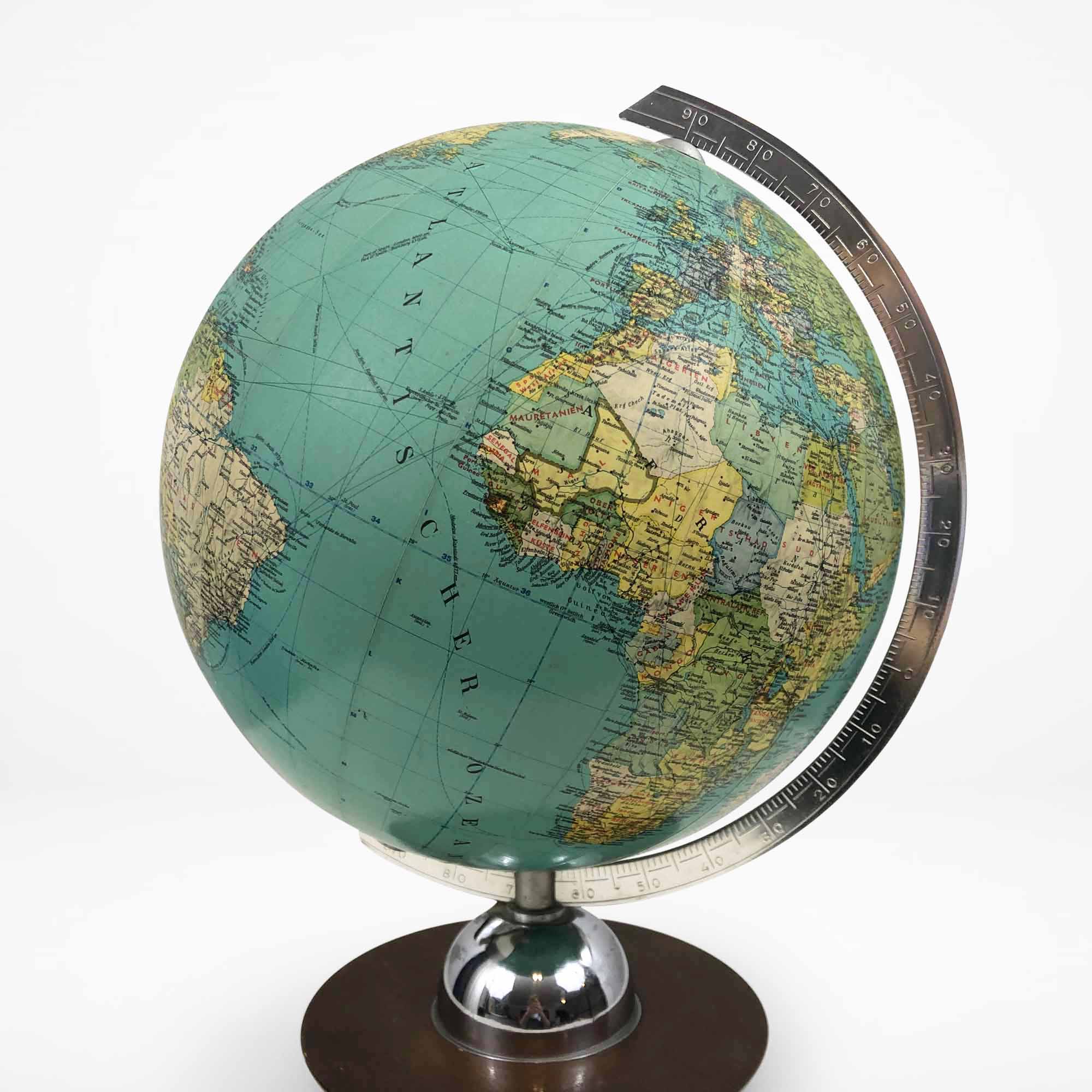 Globe en verre vintage de JRO-Verlag