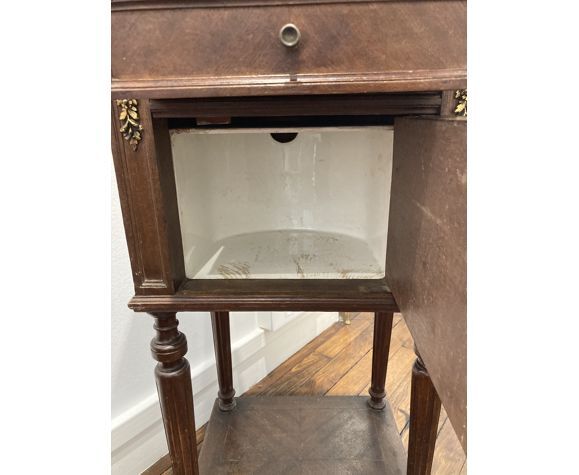 Vintage marble bedside