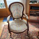 Voltaire Louis Philippe sofa and 2 armchairs, fully restored