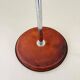 Vintage Midcentury desk lamp in brown leather and chrome Atelje Lyktan, Sweden