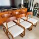Set of 6 vintage Baumann sled chairs