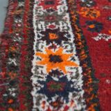 Authentic and colorful oriental rug with 2 Scottish patterns 130x90cm.