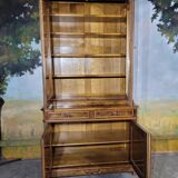 Louis Philippe walnut bookcase